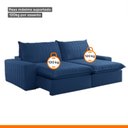 Ver imagem 4 de Sofá Retrátil e Reclinável 210cm Noah