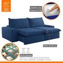 Ver imagem 5 de Sofá Retrátil e Reclinável 210cm Noah