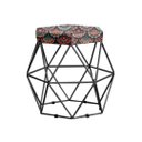 Ver imagem 3 de Kit 9 Puffs Vanessa Decorativos Aramado Preto - Assento Mandala