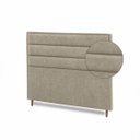 Ver imagem 5 de Cabeceira para Cama Casal Estofada 1,38 Mts Iza Vilajo: Suede Crush Cappucino