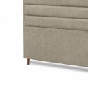 Ver imagem 6 de Cabeceira para Cama Casal Estofada 1,38 Mts Iza Vilajo: Suede Crush Cappucino