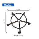 Ver imagem 2 de Base Estrela Gamer Diretor Presidente com Aro Soldado e Rodizios