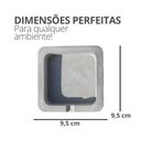 Ver imagem 2 de Cinzeiro Quadrado 9cm Aleta Artesanal em Cimento Palha