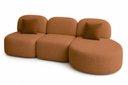 Ver imagem 6 de Sofá Orgânico Modular Nuvia 275cm Bouclé Terracota