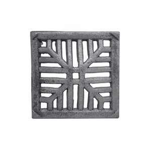 Grelha Côncavo Ralo de Ferro Fundido 20x20cm