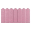 Ver imagem 1 de Painel Cabeceira Cama Box Solteiro Lana 100cm Suede Rosa - Abmaza