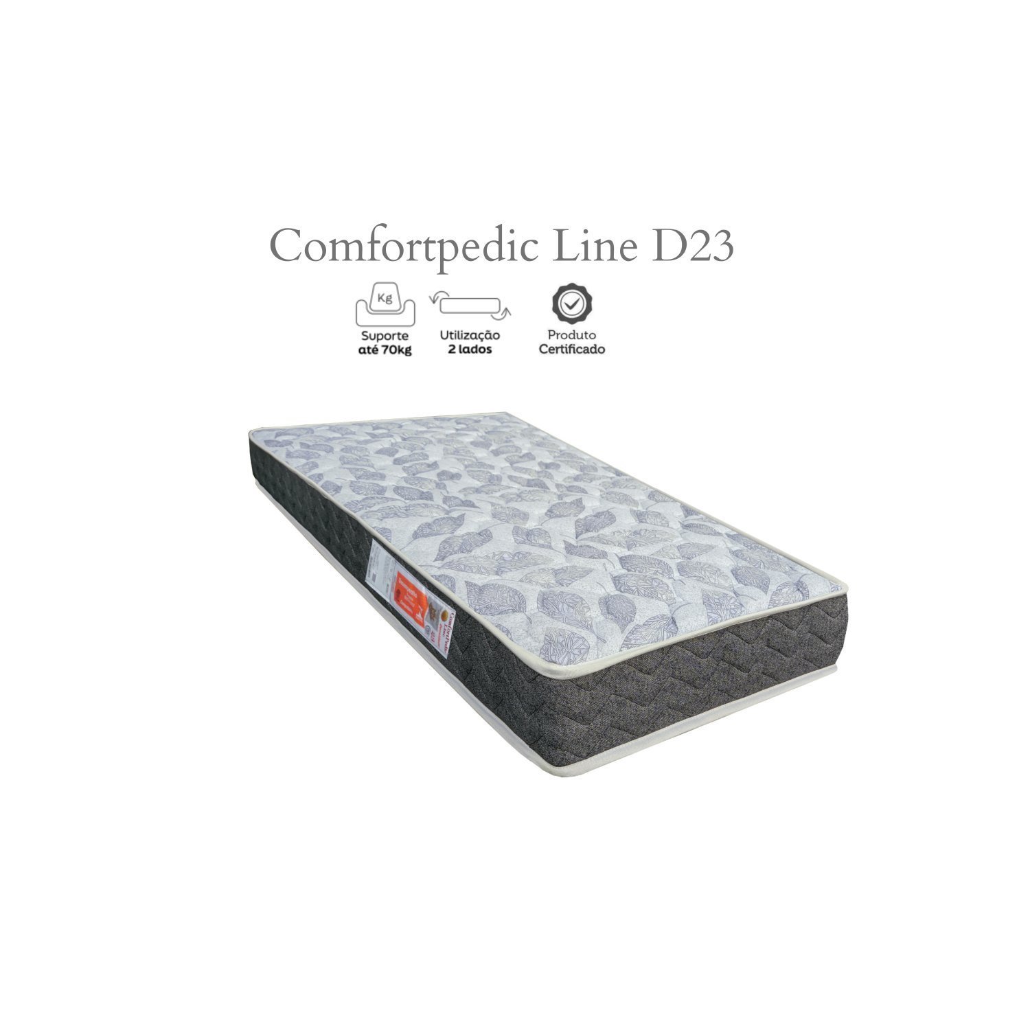 Colchão Solteiro Comfortpedic Line Espuma D23  14x88x188cm - 6