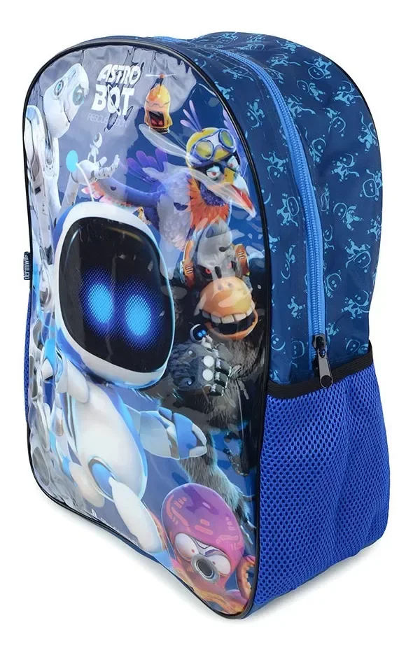 Ver imagem 2 de Mochila Infantil Escolar Dermiwil Astro Bot:Azul