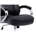 Ver imagem 7 de Cadeira Escritório Presidente Boss com Base Cromada - Corino Preto - 31401