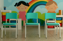 Ver imagem 1 de Kit 3 Cadeiras Infantil Iso Azul Turquesa Brinquedoteca Escolas Ecomhome