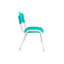 Ver imagem 5 de Kit 3 Cadeiras Infantil Iso Azul Turquesa Brinquedoteca Escolas Ecomhome