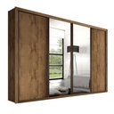 Ver imagem 3 de Guarda Roupa Casal com 6 Espelhos 4 Portas Firenze Minastex