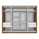 Ver imagem 4 de Guarda Roupa Casal com 6 Espelhos 4 Portas Firenze Minastex