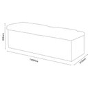 Ver imagem 4 de Calçadeira Recamier 140cm Lotus Marrom/Cacau