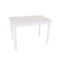 Ver imagem 1 de Mesa de Jantar 110x70cm Tampo MDF 18mm Dalas Branco