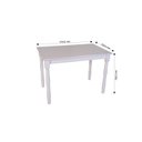 Ver imagem 3 de Mesa de Jantar 110x70cm Tampo MDF 18mm Dalas