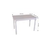Mesa de Jantar 110x70cm Tampo MDF 18mm Dalas - 3