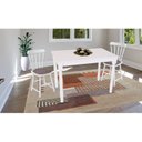 Ver imagem 2 de Mesa de Jantar 110x70cm Tampo MDF 18mm Dalas Branco