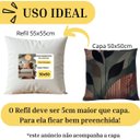 Ver imagem 4 de Refil Enchimento Almofada Quadrada 55x55cm Ideal para Capas 50x50cm