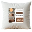 Ver imagem 1 de Refil Enchimento Almofada Quadrada 55x55cm Ideal para Capas 50x50cm