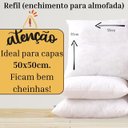 Ver imagem 3 de Refil Enchimento Almofada Quadrada 55x55cm Ideal para Capas 50x50cm