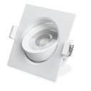 Ver imagem 2 de Kit 10 Spot Led Slim Quadrado 5w 6500k Luz Branca Fria