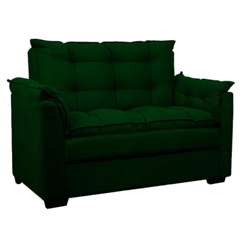 Sofá 2 Lugares Confortável Pequeno 140cm Small Cores Herrero Cor:verde