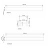 Porta Shampoo Linear 120cm  - 4