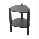 Ver imagem 2 de Mesa Lateral Orgânica Pé Madeira Complementos Preto