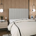 Ver imagem 6 de Cabeceira Queen 160cm Arlla Linho Cinza Rm