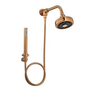 Kit Chuveiro Acqua Plus Com Desviador Red Gold Deca