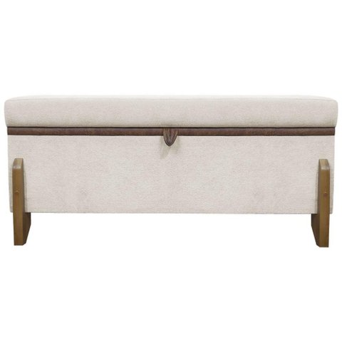 Puff Recamier Versallies 150 Cm Bege Bouclé
