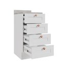 Ver imagem 7 de Balcão 4 Gavetas 40cm com Tampo Arizona CabeCasa MadeiraOriginals Branco