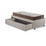 Base Box Cama Solteirão Sapateira Courino Linho Areia e Colchão Relax Adorabile Ecoflex 96x203 - 8