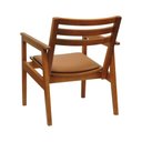 Ver imagem 3 de Mesa de Jantar Roma Retangular 135x90cm - Amêndoa - Tampo 135x90cm Branco/vidro Off-white