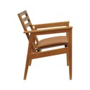 Ver imagem 5 de Mesa de Jantar Roma Retangular 135x90cm - Amêndoa - Tampo 135x90cm Branco/vidro Off-white