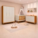 Ver imagem 2 de Jogo de Quarto Classic Elfe Sapateira Areia Fosco com Savana - Moveisaqui