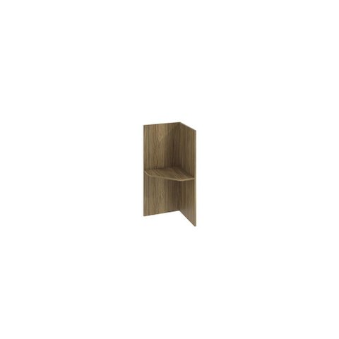 Prateleira de Canto 82x36cm Linha Modulado Adapt N526 Kappesberg - Nogueira