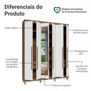 Ver imagem 6 de Guarda-Roupa Casal com Pés 6 Portas Batentes com Espelho Venus Madesa