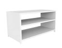 Ver imagem 1 de Sapateira Organizadora 2 Prateleiras em MDF Branco para Quarto Closet Hall de Entrada