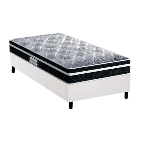 Cama Box Solteiro: Colchão Ortopédico Probel D33/EP Anatômico Advanced Tech1500 Plus + Base CRC Cour