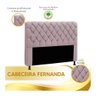 Cabeceira Estofada Fernanda 1,40 Casal Veludo - Star Confort - 5