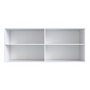 Ver imagem 3 de Módulo Aéreo 4 Portas 158,5cm em MDF Integrato Branco