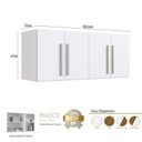 Ver imagem 4 de Módulo Aéreo 4 Portas 158,5cm em MDF Integrato