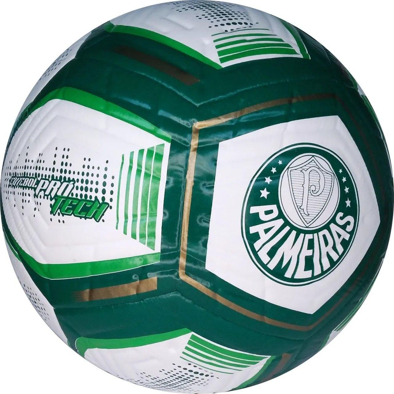 Mini Bola de Futebol de Campo Palmeiras - 425 Branco e Verde - 1