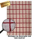 Ver imagem 5 de Tapete Sala Art Perola 2,00 X 3,00 Off White Vermelho Rubi