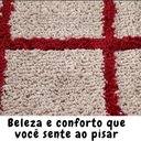 Ver imagem 3 de Tapete Sala Art Perola 2,00 X 3,00 Off White Vermelho Rubi