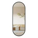 Ver imagem 5 de Espelho Oval com Moldura Alumínio Preta 130x45cm