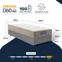 Ver imagem 3 de Cama Box + Colchão Gazin de Espuma D60 Double Face Force Plus Solteiro 88 cm