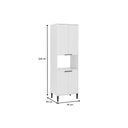 Ver imagem 2 de Torre Quente de Cozinha Paneleiro Alpha 2514 com 1 Forno e 4 Portas 70cm Preto